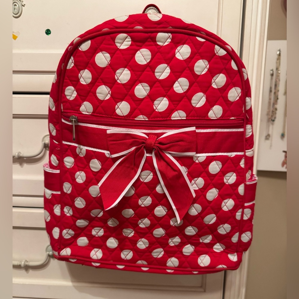 Polka dot backpack